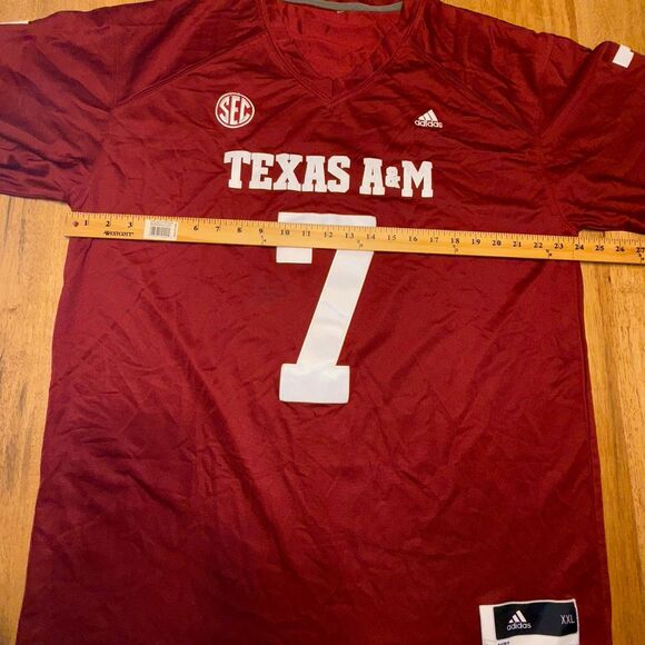Texas A&M Aggies Jersey Maroon White XXL #7 McGee STITCHED - Picture 6 of 14